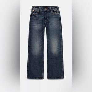 Zara Women's Straight Jeans Light Wash